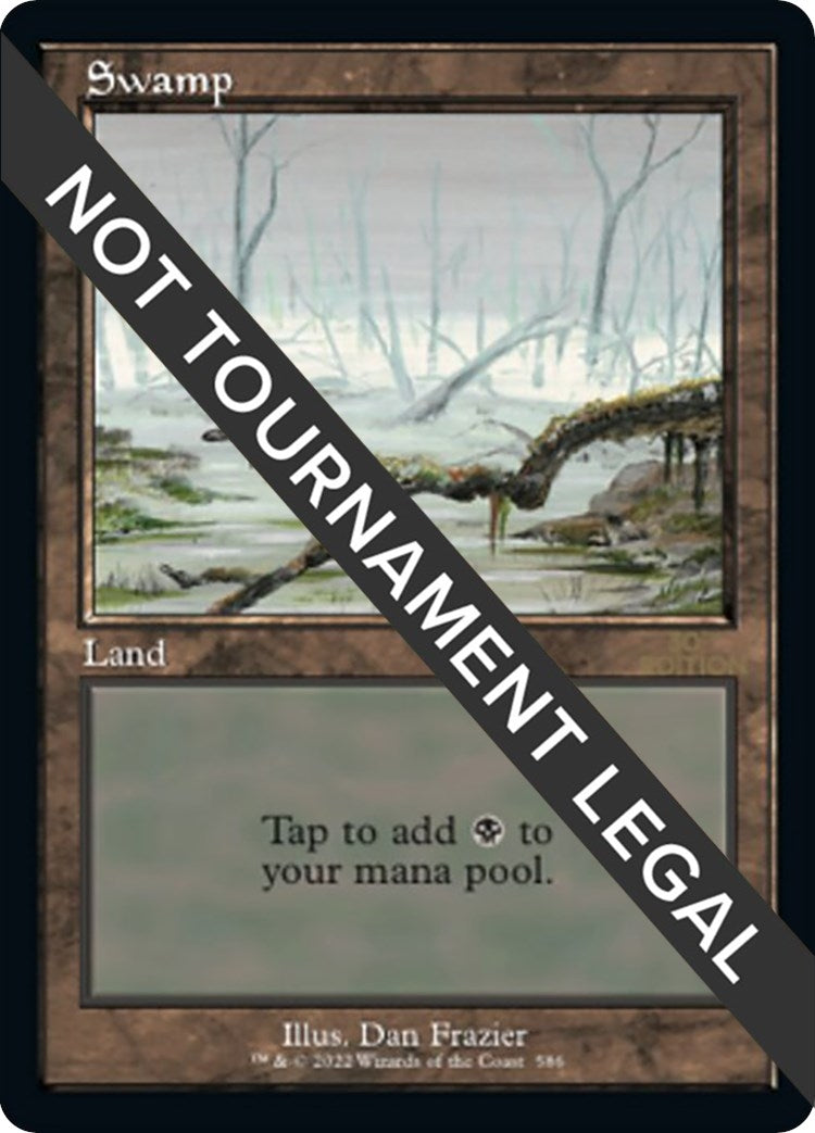 Image for Swamp (586) (Retro Frame) (586) (30A) - Magic: The Gathering