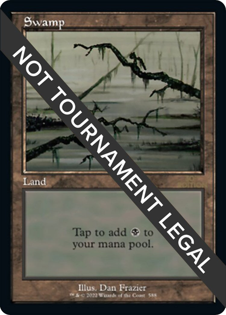 Image for Swamp (588) (Retro Frame) (588) (30A) - Magic: The Gathering