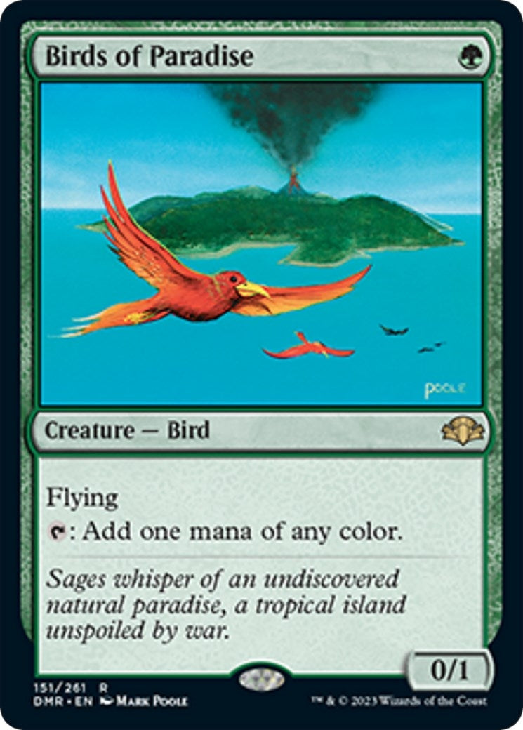 Image for Birds of Paradise (151) (DMR) - Magic: The Gathering