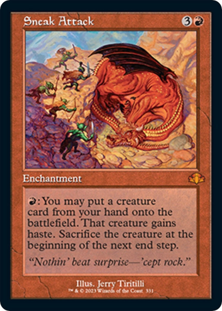 Image for Sneak Attack (Retro Frame) (331) (DMR) - Magic: The Gathering