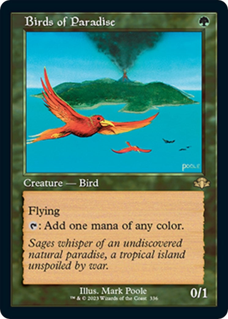 Image for Birds of Paradise (Retro Frame) (336) (DMR) - Magic: The Gathering
