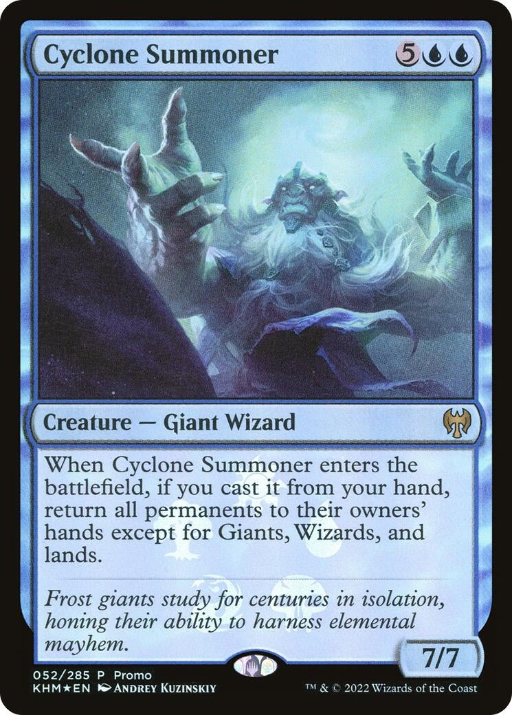 Image for Cyclone Summoner (52) (MEDIA) - Magic: The Gathering