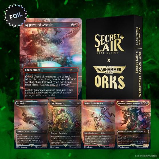 Secret Lair Warhammer 40,000 Orks