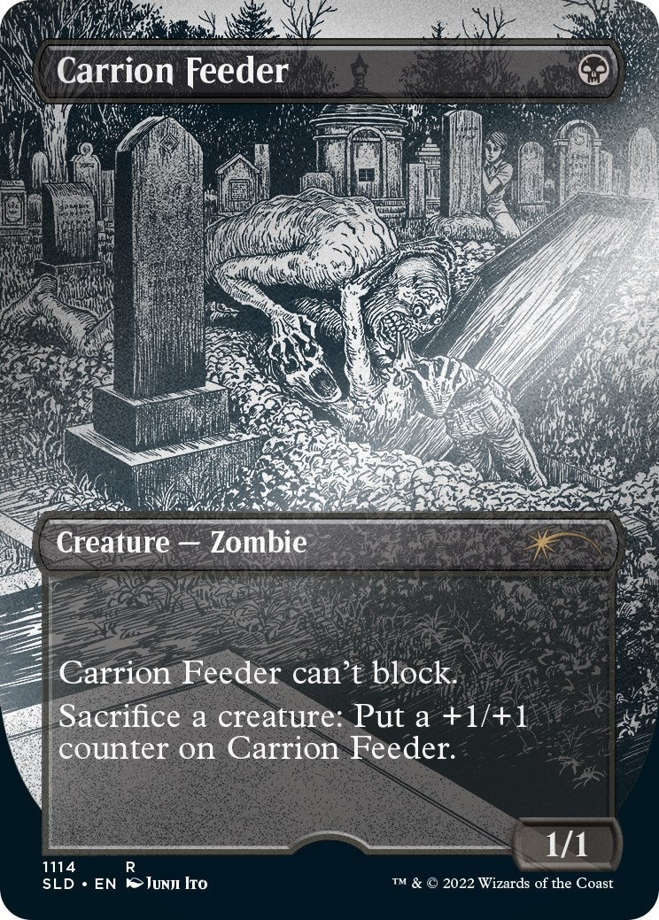 Image for Carrion Feeder (Borderless) (Foil Etched) (1114) (SLD) - Magic: The Gathering