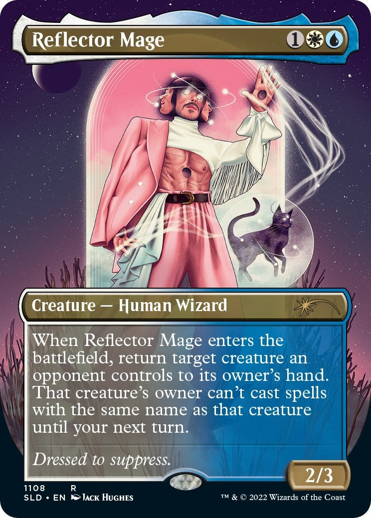 Image for Reflector Mage (Borderless) (1108) (SLD) - Magic: The Gathering