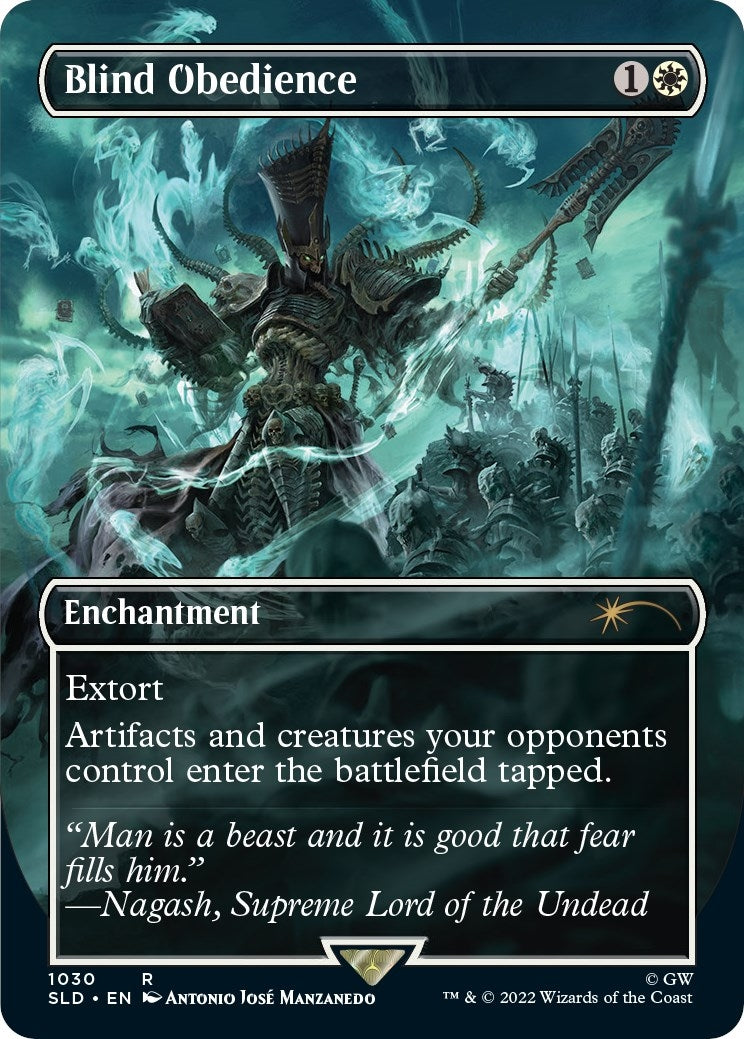 Image for Blind Obedience (Borderless) (1030) (SLD) - Magic: The Gathering