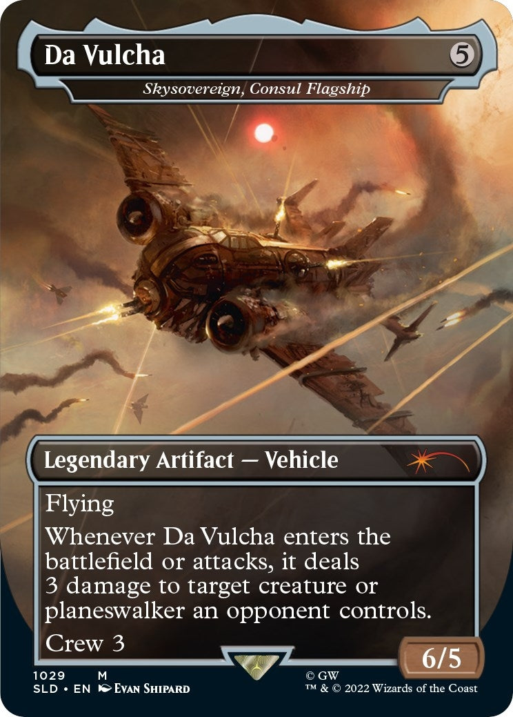 Image for Da Vulcha - Skysovereign, Consul Flagship (Borderless) (1029) (SLD) - Magic: The Gathering