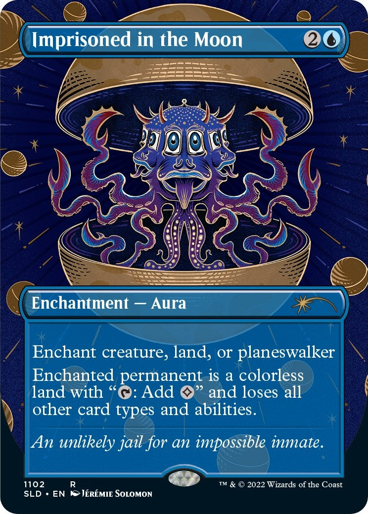 Image for Imprisoned in the Moon (Borderless) (1102) (SLD) - Magic: The Gathering