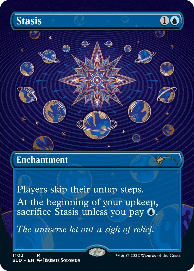 Image for Stasis (Borderless) (1103) (SLD) - Magic: The Gathering