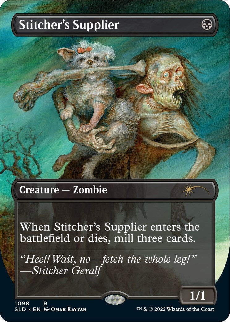 Image for Stitcher's Supplier (Borderless) (1098) (SLD) - Magic: The Gathering