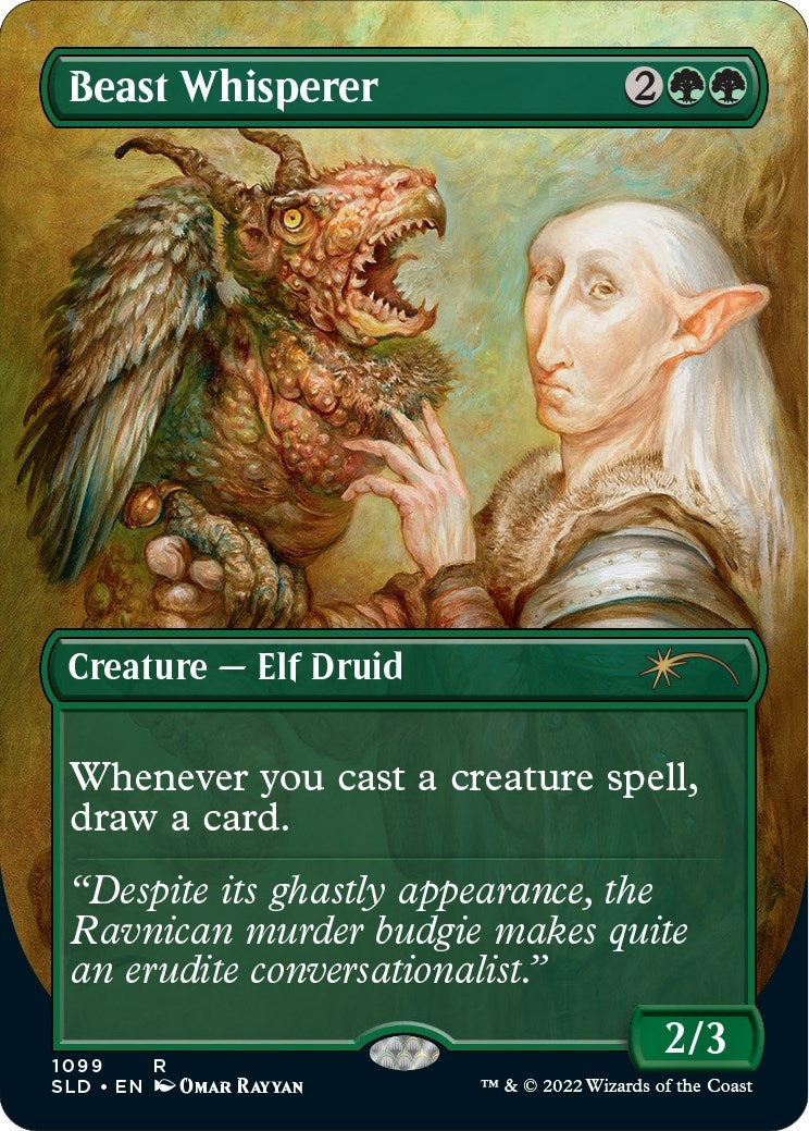 Image for Beast Whisperer (Borderless) (1099) (SLD) - Magic: The Gathering