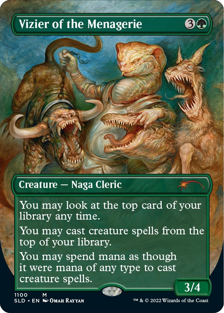 Image for Vizier of the Menagerie (Borderless) (1100) (SLD) - Magic: The Gathering