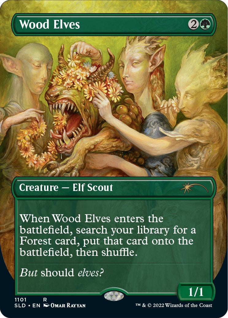 Image for Wood Elves (1101) (1101) (SLD) - Magic: The Gathering
