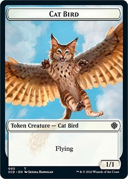 Image for Cat Bird // Faerie Double-Sided Token (5 // 10) (SCD) - Magic: The Gathering