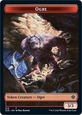 Image for Ogre // Zombie Double-Sided Token (18 // 13) (SCD) - Magic: The Gathering