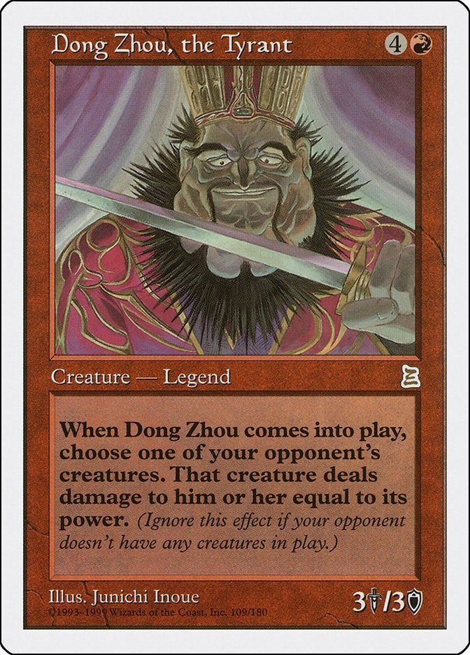 Image for Dong Zhou, the Tyrant (109) (PTK) - Magic: The Gathering