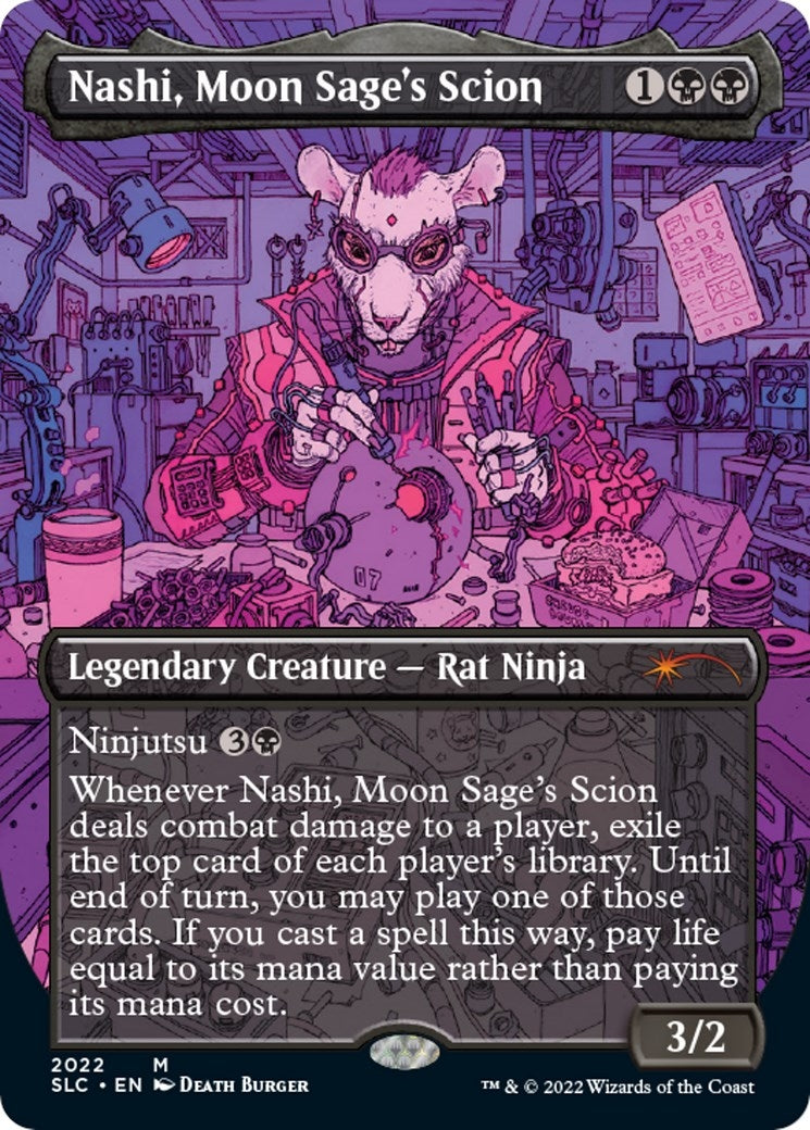 Image for Nashi, Moon Sage's Scion (2022) (SLC) - Magic: The Gathering