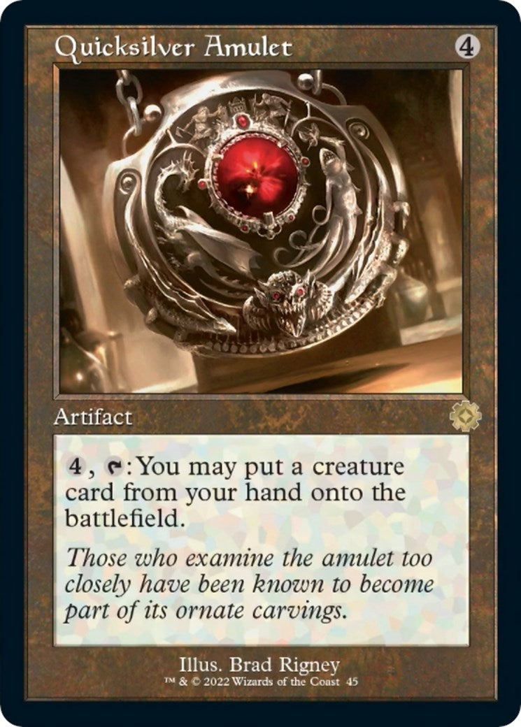 Image for Quicksilver Amulet (45) (BRR) - Magic: The Gathering