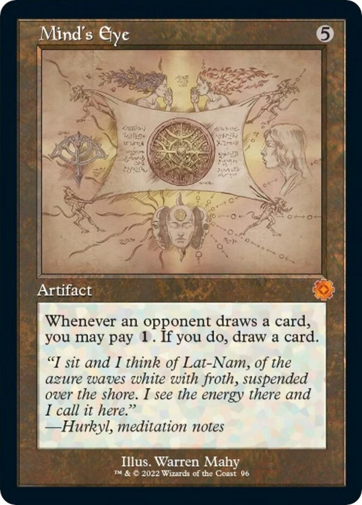 Image for Mind's Eye (Schematic) (96) (BRR) - Magic: The Gathering