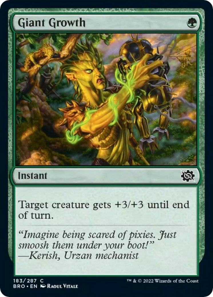 Image for Giant Growth (183) (BRO) - Magic: The Gathering