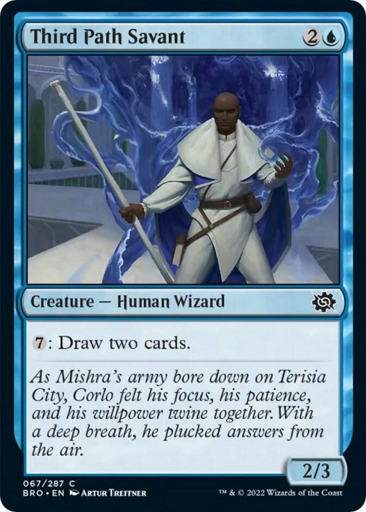 Image for Third Path Savant (67) (BRO) - Magic: The Gathering