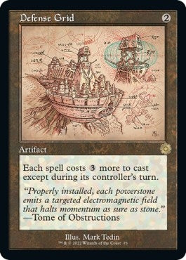 Image for Defense Grid (Schematic) (76) (BRR) - Magic: The Gathering
