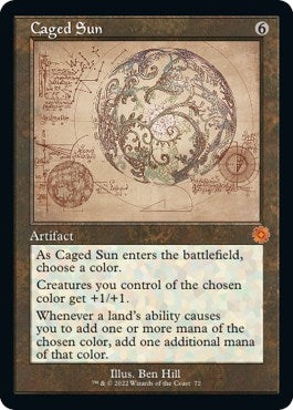 Image for Caged Sun (Schematic) (72) (BRR) - Magic: The Gathering