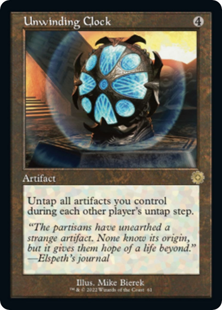 Image for Unwinding Clock (61) (BRR) - Magic: The Gathering