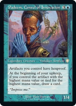 Image for Padeem, Consul of Innovation (Retro Frame) (91) (BRC) - Magic: The Gathering