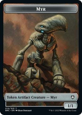 Image for Myr // Servo Double-Sided Token (10 // 13) (BRC) - Magic: The Gathering
