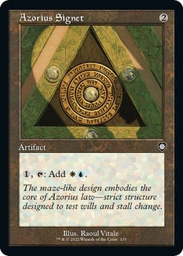 Image for Azorius Signet (Retro Frame) (133) (BRC) - Magic: The Gathering