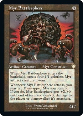 Image for Myr Battlesphere (Retro Frame) (151) (BRC) - Magic: The Gathering