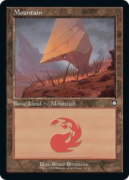 Image for Mountain (35) (Retro Frame) (35) (BRC) - Magic: The Gathering