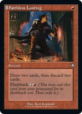 Image for Faithless Looting (Retro Frame) (116) (BRC) - Magic: The Gathering