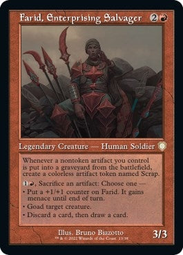 Farid, Enterprising Salvager (Retro Frame) (13) (BRC)