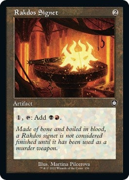 Image for Rakdos Signet (Retro Frame) (156) (BRC) - Magic: The Gathering