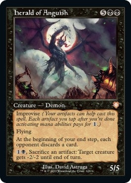Image for Herald of Anguish (Retro Frame) (108) (BRC) - Magic: The Gathering