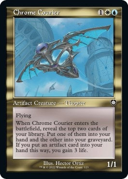 Image for Chrome Courier (Retro Frame) (123) (BRC) - Magic: The Gathering