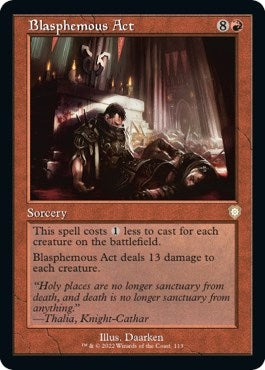 Image for Blasphemous Act (Retro Frame) (113) (BRC) - Magic: The Gathering