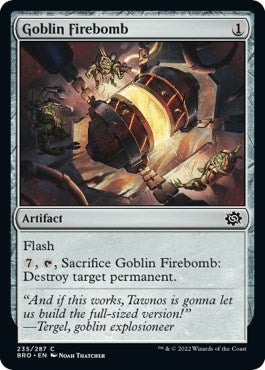 Image for Goblin Firebomb (235) (BRO) - Magic: The Gathering