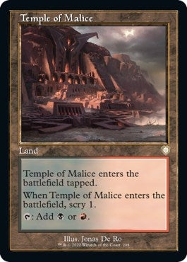 Temple of Malice (Retro Frame) (208) (BRC)