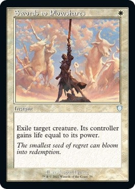 Image for Swords to Plowshares (Retro Frame) (75) (BRC) - Magic: The Gathering