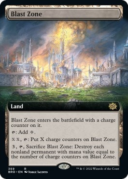 Image for Blast Zone (Extended Art) (369) (BRO) - Magic: The Gathering