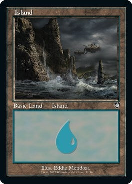 Image for Island (31) (Retro Frame) (31) (BRC) - Magic: The Gathering