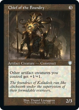 Image for Chief of the Foundry (Retro Frame) (134) (BRC) - Magic: The Gathering