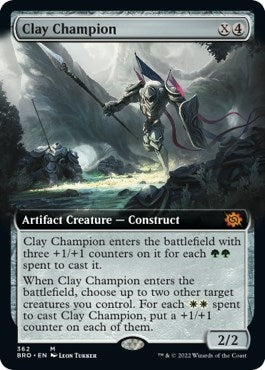 Image for Clay Champion (Extended Art) (362) (BRO) - Magic: The Gathering