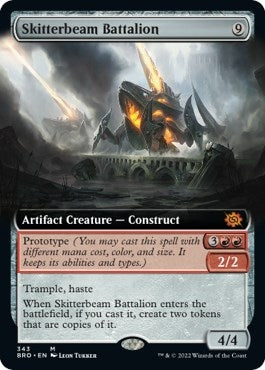 Image for Skitterbeam Battalion (Extended Art) (343) (BRO) - Magic: The Gathering