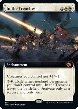 Image for In the Trenches (Extended Art) (301) (BRO) - Magic: The Gathering