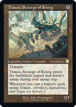 Image for Traxos, Scourge of Kroog (Retro Frame) (170) (BRC) - Magic: The Gathering