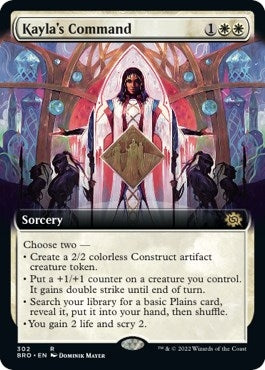 Image for Kayla's Command (Extended Art) (302) (BRO) - Magic: The Gathering